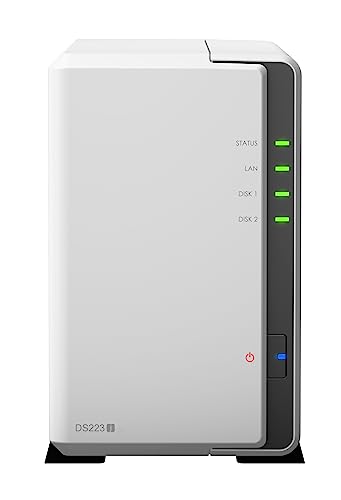 Synology DiskStation DS223J Disque de Stockage réseau (Blanc)