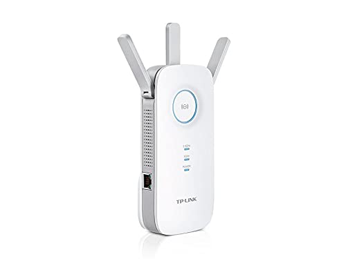 TP-Link Répéteur WiFi(RE450), Amplificateur WiFi AC1750, WiFi Extender, WiFi Booster, 1 Port Ethernet, couvre jusqu'à 140㎡, Compatible avec toutes les box internet, jusqu'à 140m²|20 appareils