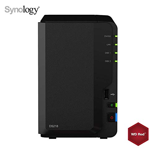 Synology DS218 NAS 6To (2x 3To) WD Red