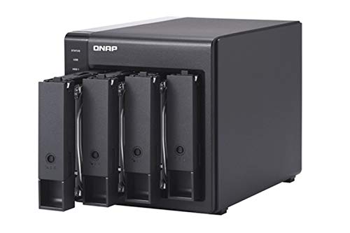 QNAP TR-004 4 Bay Desktop NAS Expansion - Optional Use as a Direct-Attached Storage Device