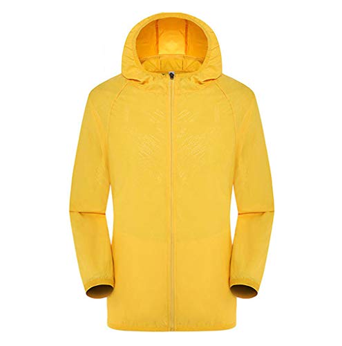 Top Anti UV Femme À Capuche Léger, Veste De Course Running Vêtements De Protection Solaire Full Zip Hoodie Randonnée en Plein Air Shirt Séchage Rapide Chemise Unisex Femme Homme