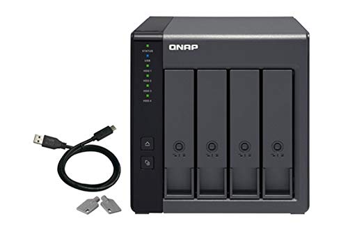 QNAP TR-004 4 Bay Desktop NAS Expansion - Optional Use as a Direct-Attached Storage Device