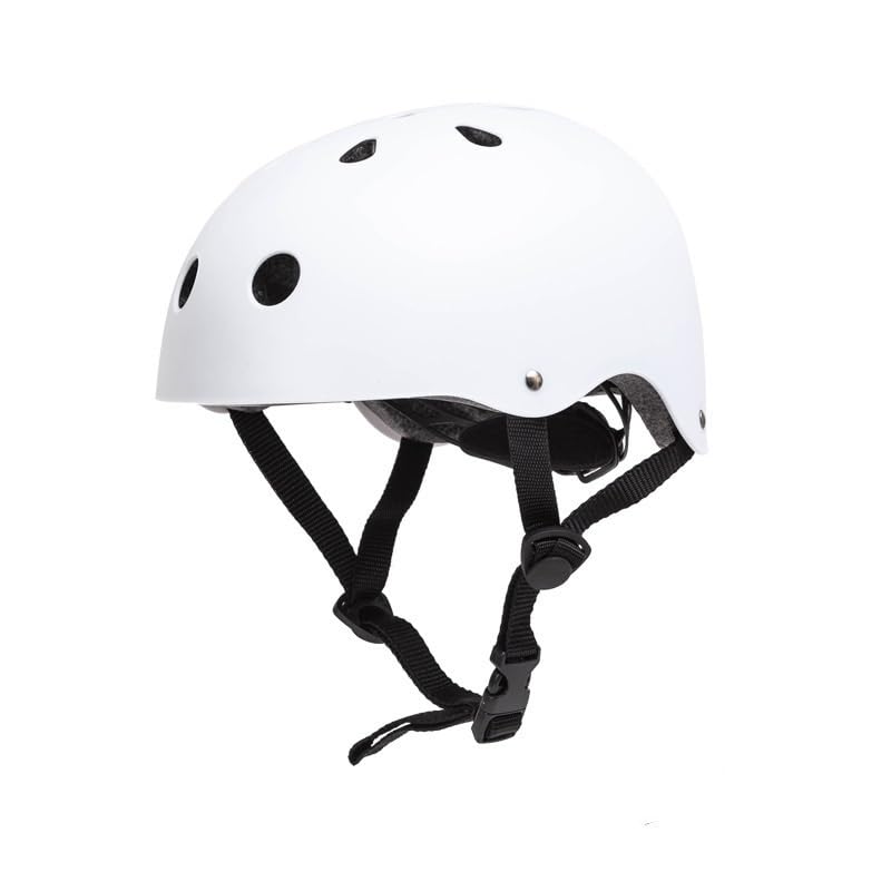 Casque de vélo Durable, Casque de vélo Confortable et performant, Roulez en Toute Confiance, Profitez de Vos balades sans Vous inquiéter(Matte White,L Adult)