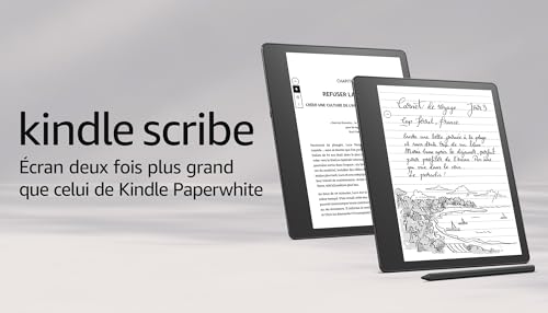 Kindle Scribe (2022) - 16 Go | Le premier Kindle et carnet de notes numérique tout-en-un, avec écran Paperwhite 10,2" de 300 ppp | Stylet premium inclus