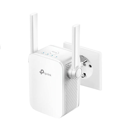 TP-Link Répéteur WiFi RE305 Amplificateur WiFi AC1200, WiFi Extender jusqu'à 120㎡, répéteur wifi puissant avec un port Ethernet, Compatible avec toutes les box internet, Jusqu'à 120m²|18 appareils