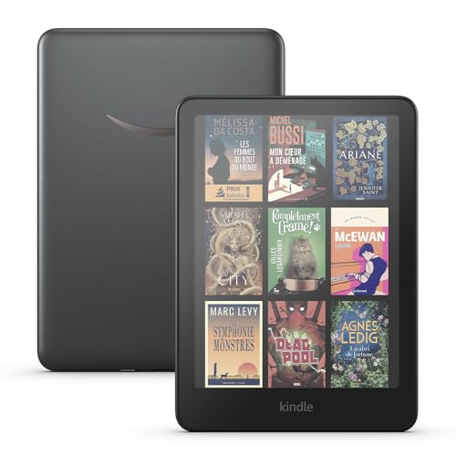 Découvrez Amazon Kindle Colorsoft Signature Edition (32 Go) | Avec affichage couleur, éclairage avant à réglage automatique, charge sans fil et longue autonomie