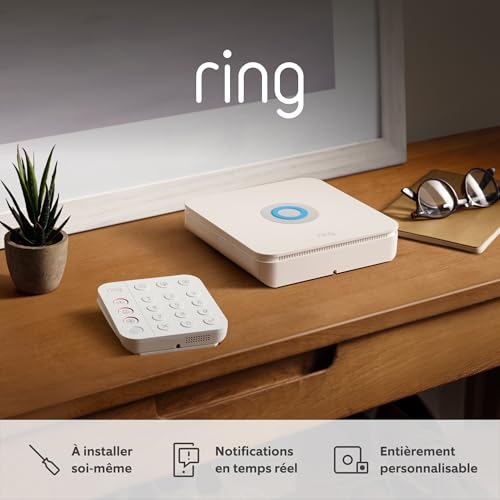 Kit Ring Alarm - S | Alarme de maison sans fil connectée, système de sécurité avec surveillance assistée en option | Sans engagement à long terme, Fonctionne avec Alexa