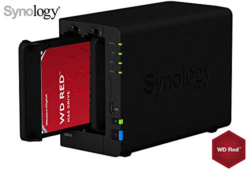 Synology DS218 NAS 6To (2x 3To) WD Red