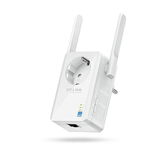 TP-Link Répéteur 300 Mbps Wi-Fi N, 1 Port Ethernet, Prise Intégrée, Compatibilité Universelle, Installation Facile (TL-WA860RE) , Blanc