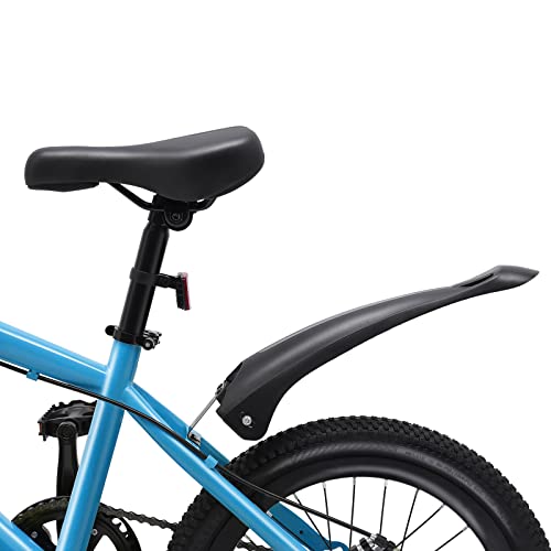 CHIMHOON Vélo universel en acier au carbone de 18", réglable en hauteur, convient pour garçons et filles de 125 à 140 cm, peut supporter 60 kg (bleu)