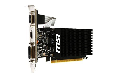 MSI GT 710 2GD3H LP Carte Graphique Nvidia GT710 954 MHz 2048 Mo PCI Express Noir