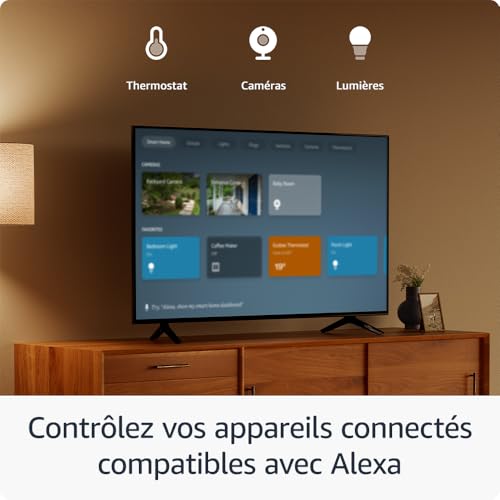 Amazon Fire TV Stick HD (Nouvelle génération) | TV gratuite et en direct, télécommande vocale Alexa, contrôle de la maison connectée, streaming HD