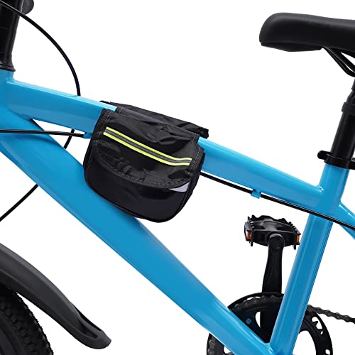 CHIMHOON Vélo universel en acier au carbone de 18", réglable en hauteur, convient pour garçons et filles de 125 à 140 cm, peut supporter 60 kg (bleu)