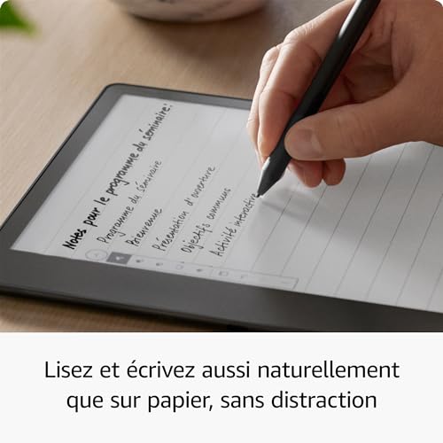 Kindle Scribe (2022) - 16 Go | Le premier Kindle et carnet de notes numérique tout-en-un, avec écran Paperwhite 10,2" de 300 ppp | Stylet premium inclus