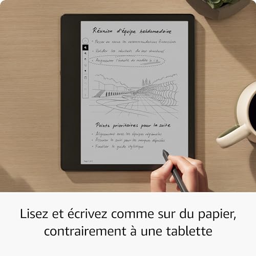 Kindle Scribe (2022) - 16 Go | Le premier Kindle et carnet de notes numérique tout-en-un, avec écran Paperwhite 10,2" de 300 ppp | Stylet premium inclus