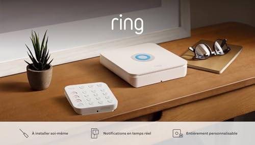 Kit Ring Alarm - S | Alarme de maison sans fil connectée, système de sécurité avec surveillance assistée en option | Sans engagement à long terme, Fonctionne avec Alexa