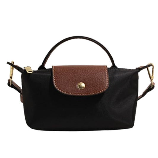 TOTDYIKH Mini sac à bandoulière tendance pour femme, sac à main carré de couleur unie avec bandoulière réglable, sacs à main (Black,One-Size)