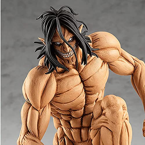 XESAGSNV Statuette en PVC - Attaque des Titans - Objet de collection / cadeau / figurine d’animé / décoration (Titan Assaillant)