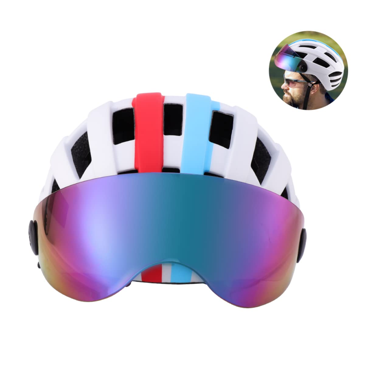 Toddmomy 1 Pc Cascos Para Bicicletas Givré Casque