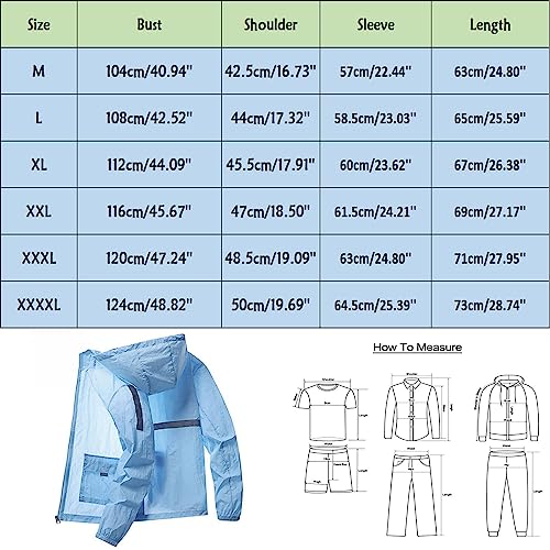 Beokeuioe Veste à capuche anti-UV et anti-UV - Respirante - Séchage rapide - Veste d'extérieur - Veste de randonnée - Veste d'été fine et légère - Veste d'été sportive et respirante - Fermeture éclair