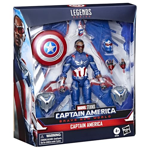 MARVEL Legends Series Captain America, Captain America: Brave New World, Figurine de 15 cm