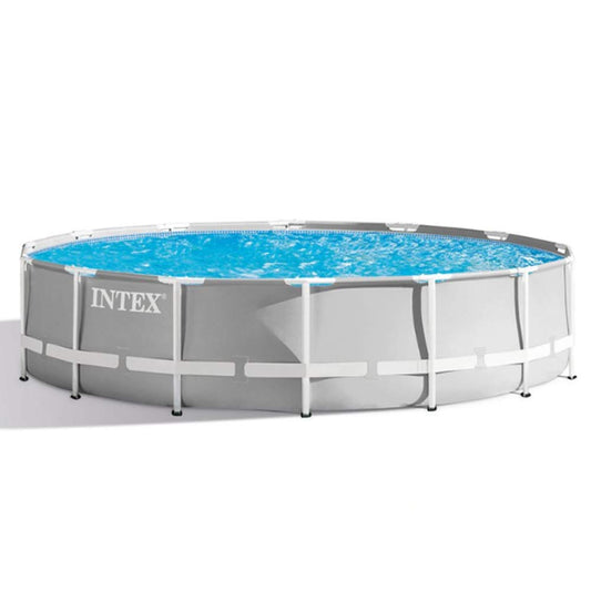 Intex kit Piscine Prism Frame Ronde Tubulaire (ø) 3,66 x (h) 0,99m