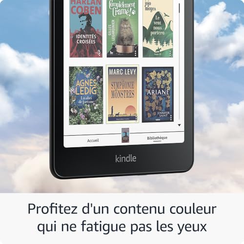 Découvrez Amazon Kindle Colorsoft Signature Edition (32 Go) | Avec affichage couleur, éclairage avant à réglage automatique, charge sans fil et longue autonomie