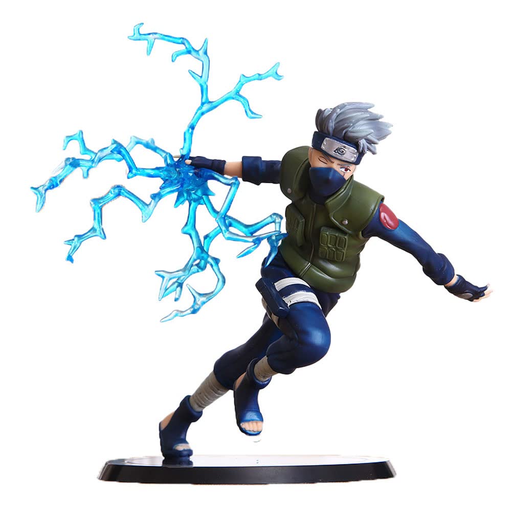 ZKTSRY Figurine Kakashi en PVC - 18 cm - Décoration de salon et de chambre à coucher - Cadeau pour parents et amis