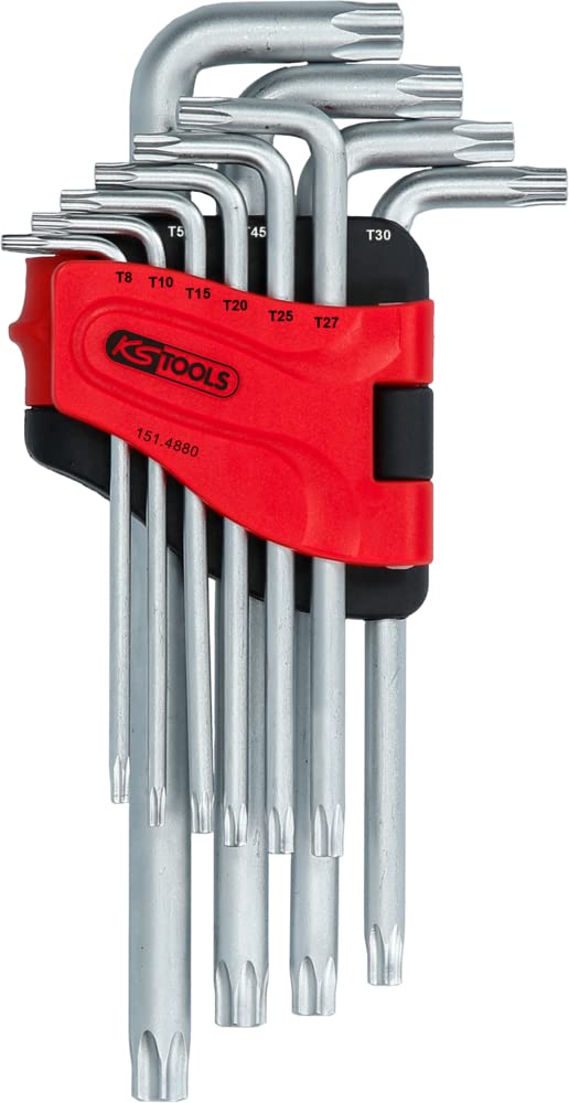 Kstools Jeu de clés mâles coudées torx longues kstools - 10 pièces - 151.4880