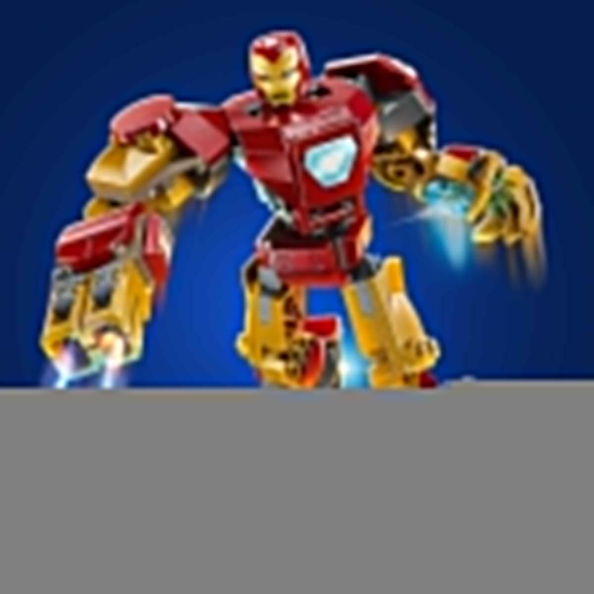 LEGO Marvel Le Robot d’Iron Man Contre Ultron - Jouet de Construction avec minifigurines de Super héros - Stimule Le Jeu de rôle - Idée de Cadeau d'anniversaire pour garçon dès 6 Ans 76307