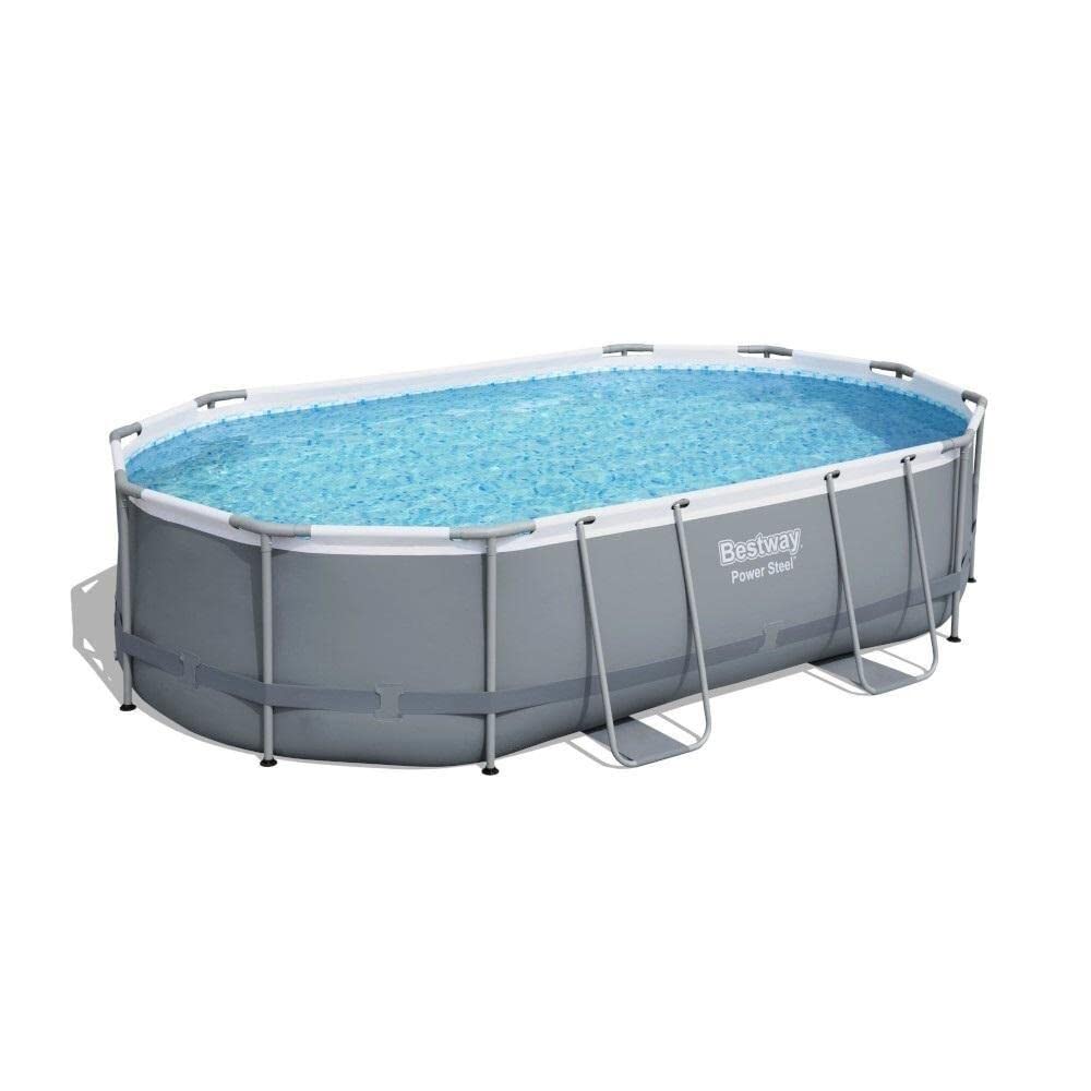 Bestway 56448-3 Piscine hors sol en acier à haute tension 488x305x107 cm