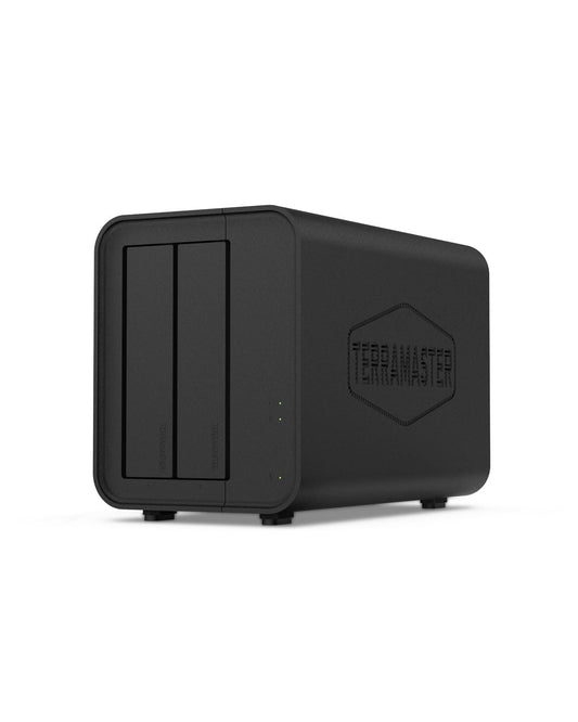 TERRAMASTER F2-424 NAS Storage 2 Baies - N95 Quad-Core CPU, 8GB DDR5 RAM, 2.5GbE Port x 2, Stockage en Réseau Haute Performance (sans Disque)