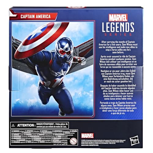 MARVEL Legends Series Captain America, Captain America: Brave New World, Figurine de 15 cm