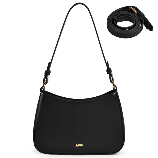 Aucuu Sac Porté épaule en Cuir Véritable pour Femme, Sac à Main à Bandoulière Tendance avec 2 bandoulières, Sac à Main Décontracté, Sac Fourre-tout Rétro Décontracté pour Shopping, Travail, Voyages