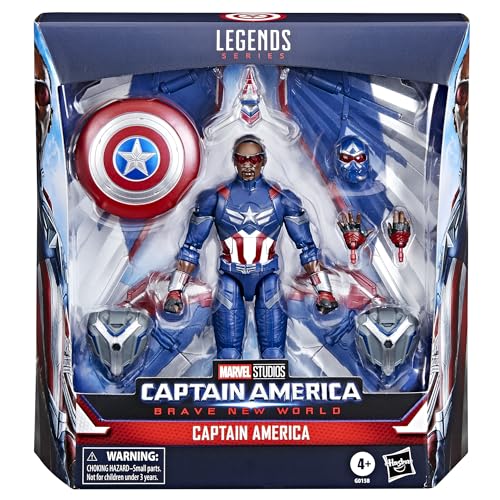 MARVEL Legends Series Captain America, Captain America: Brave New World, Figurine de 15 cm