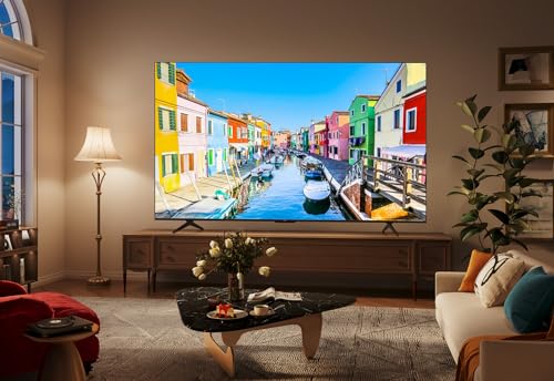 TCL TV QLED 43T7B 4K HDR Pro 43’’ avec Google TV et système sonore Dolby Atmos, Compatible avec l’Assistant Google et Alexa