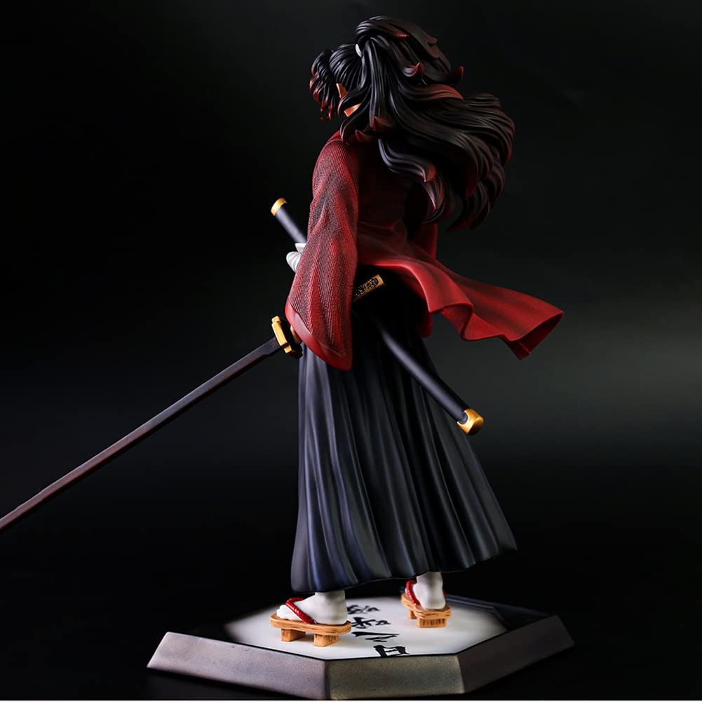 Kimetsu No Yaiba Figurine Anime Tsugikuni Yoriichi/Kokushibou/Gyutaro/Ume Daki Figures Action Figurine Modèle Collectible 30 cm