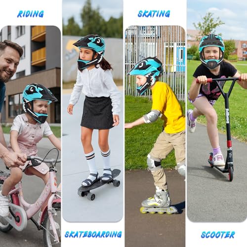 Lixada Casques de Vélo Enfants Casque Intégral Détachable Casque de Sécurité Sportive pour Vélo Skateboarding Roller Skating roulettes