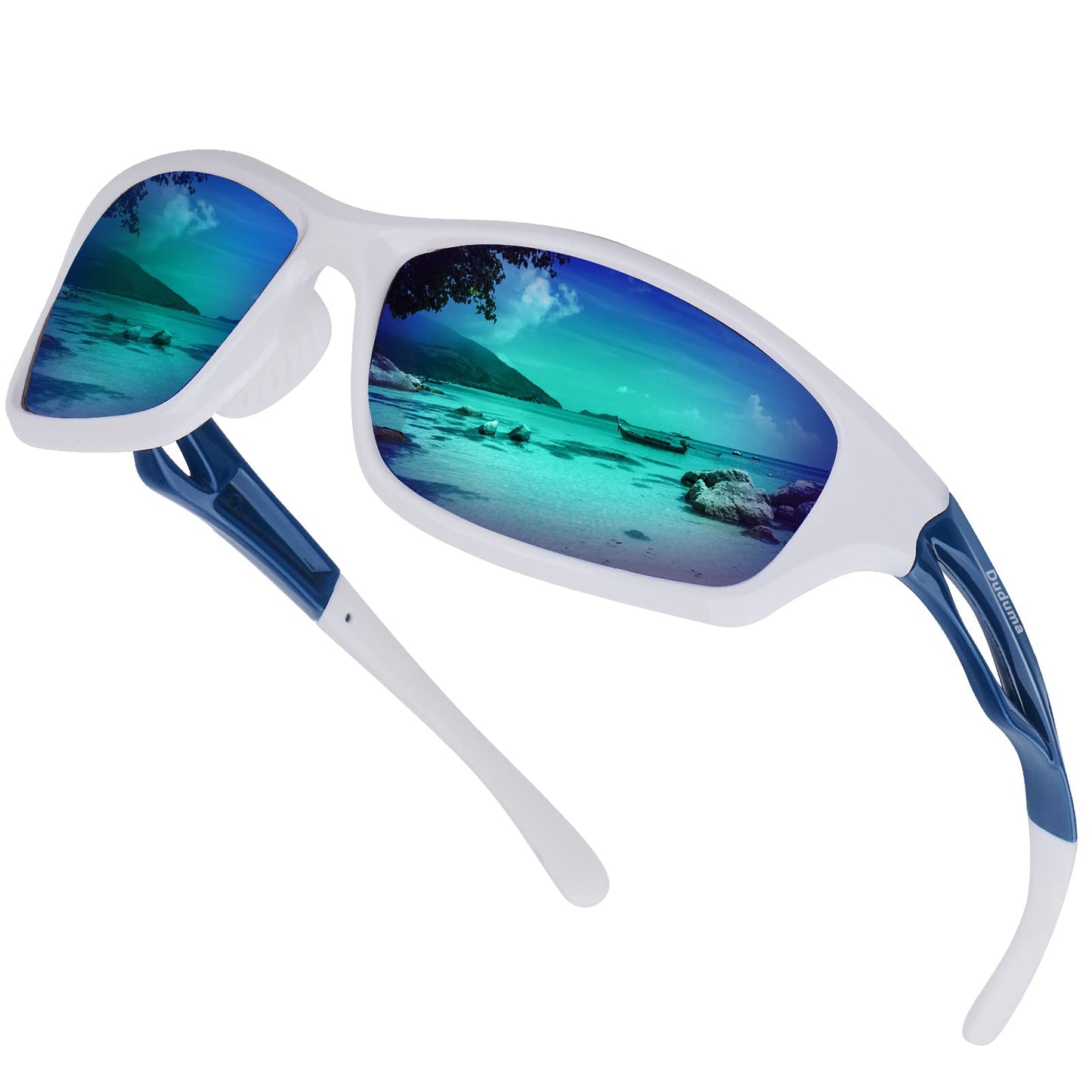 Duduma Lunettes de soleil homme polarisées Lunettes de sport peche cyclisme velo Lunettes de soleil verres polarisants pour Homme Femmes