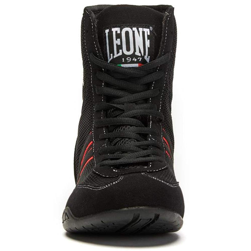 LEONE 1947, Bottes de Boxe, Adulte Unisexe, Noir, 42, CL188