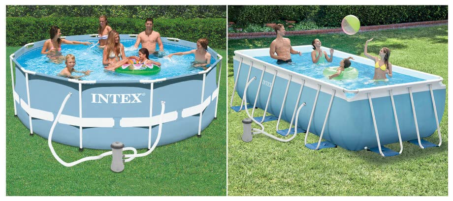 Intex kit Piscine Prism Frame Ronde Tubulaire (ø) 3,66 x (h) 0,99m