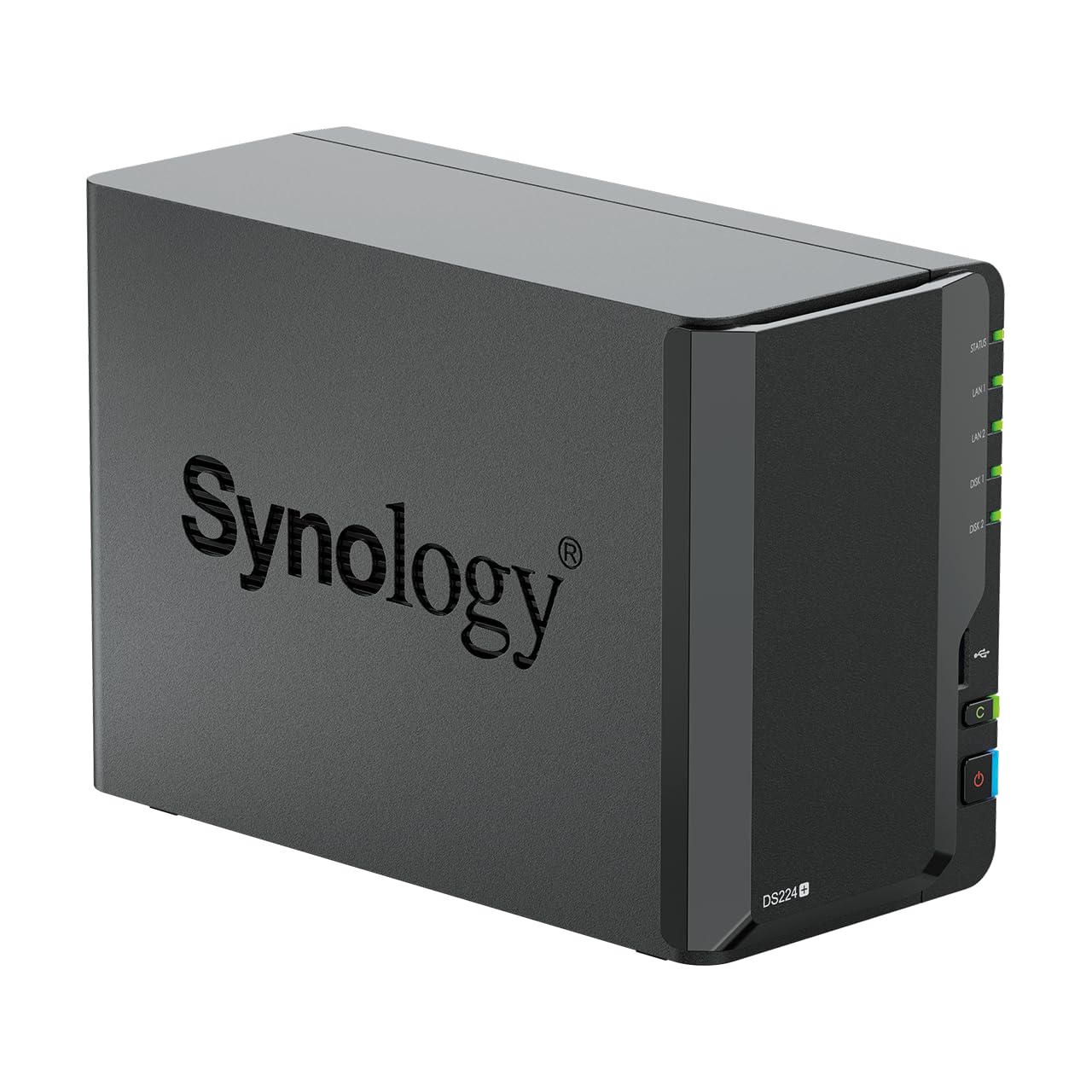 DS224+ Bt NAS 2 emp. 2.0/2.7 GHz 64b QuadCore 2Go 2 LAN GbE USB3.2