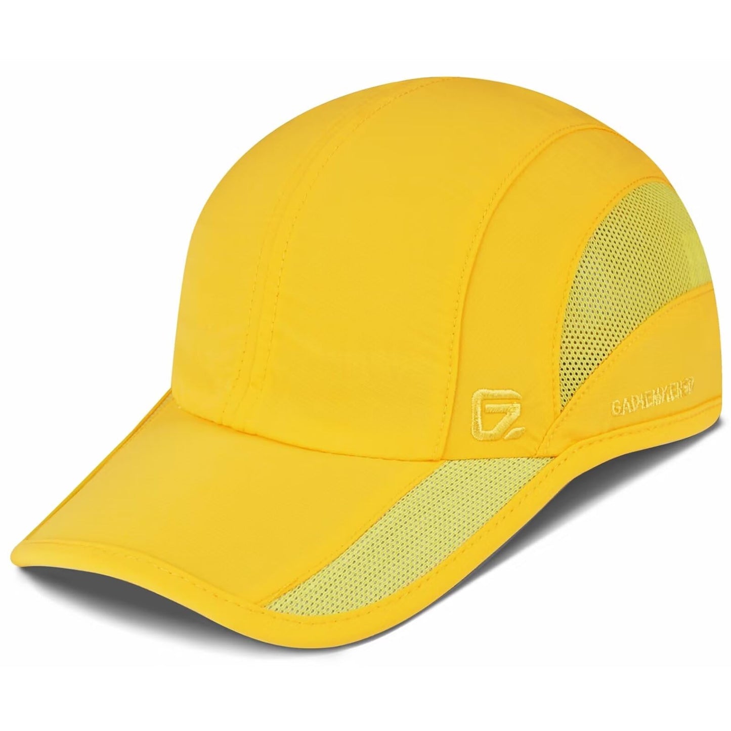 GADIEMKENSD Chapeau de Sport à Séchage Rapide UPF50+ Léger Respirant Doux Casquette de Course Extérieure pour Femmes Casquettes de Baseball Jaune