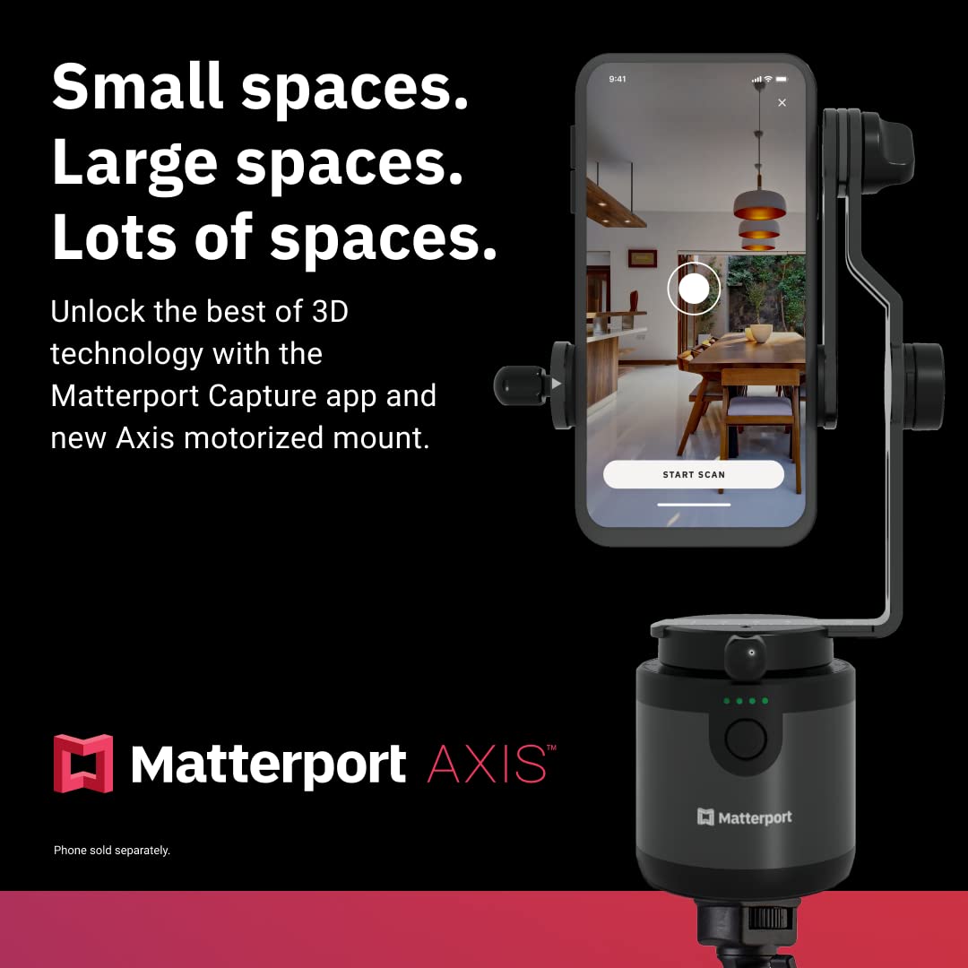 Matterport Axis Gimbal Stabilizer for Smartphone Camera (Axis + Tripod + Starter Pack)