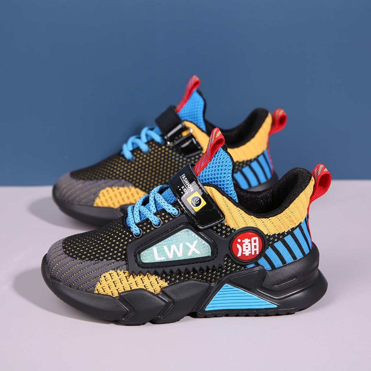 Xinghuanhua Chaussures de Basket-Ball pour garçons Baskets pour Hommes Chaussures de Basket-Ball doublées Chaussures de Sport Haut de Gamme pour Enfants Unisexes