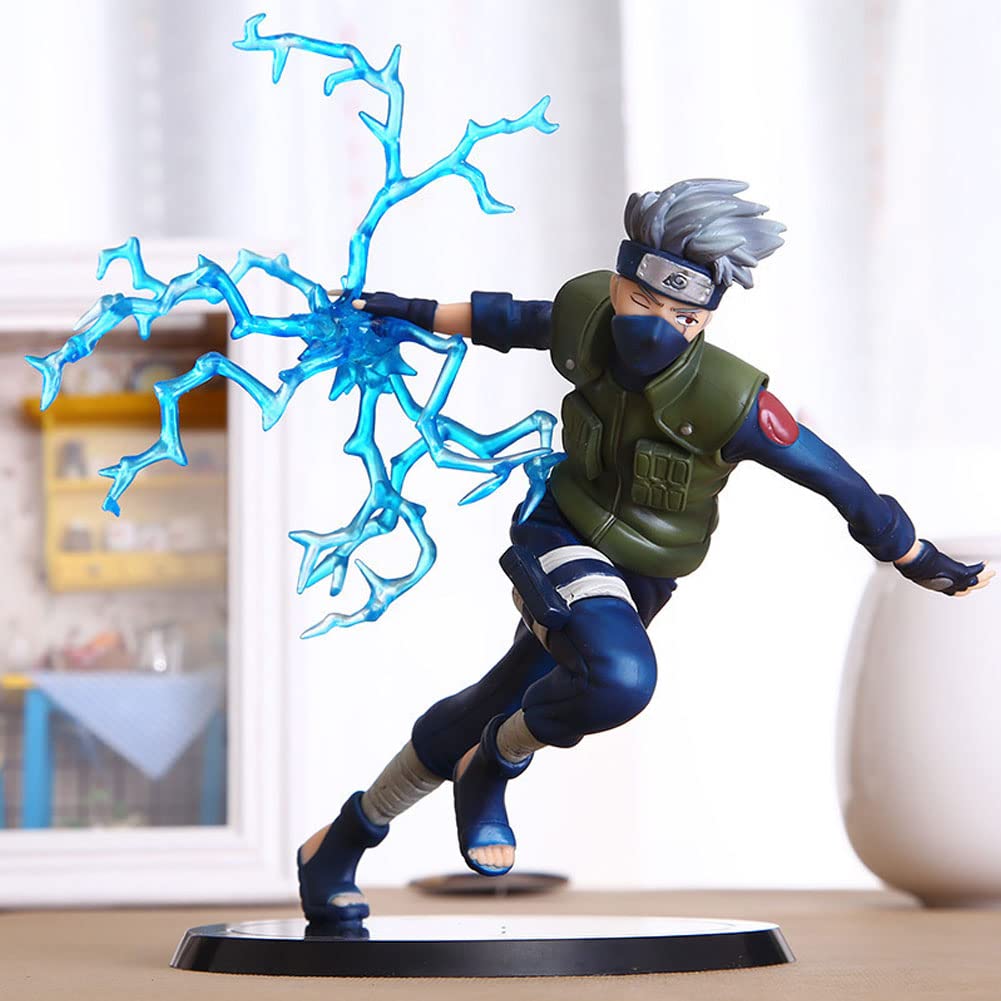 ZKTSRY Figurine Kakashi en PVC - 18 cm - Décoration de salon et de chambre à coucher - Cadeau pour parents et amis