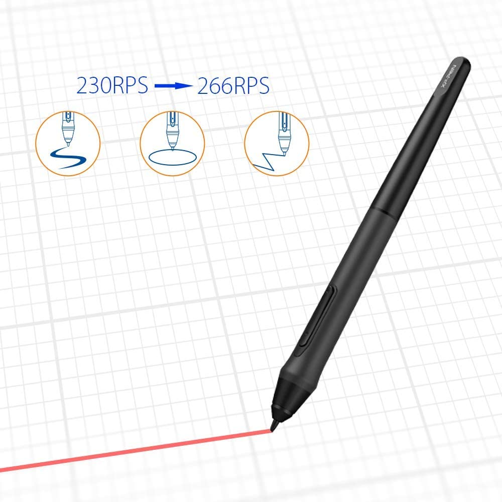 XP-Pen Tablette Graphique Deco 03 Wireless 6 Raccourcis Personnalisables avec Stylet Passif P05 8192 Niveaux