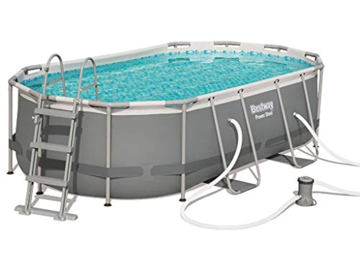 Power Steel Bestway 56620-3 Piscine Hors Sol 427 x 250 x 100 cm