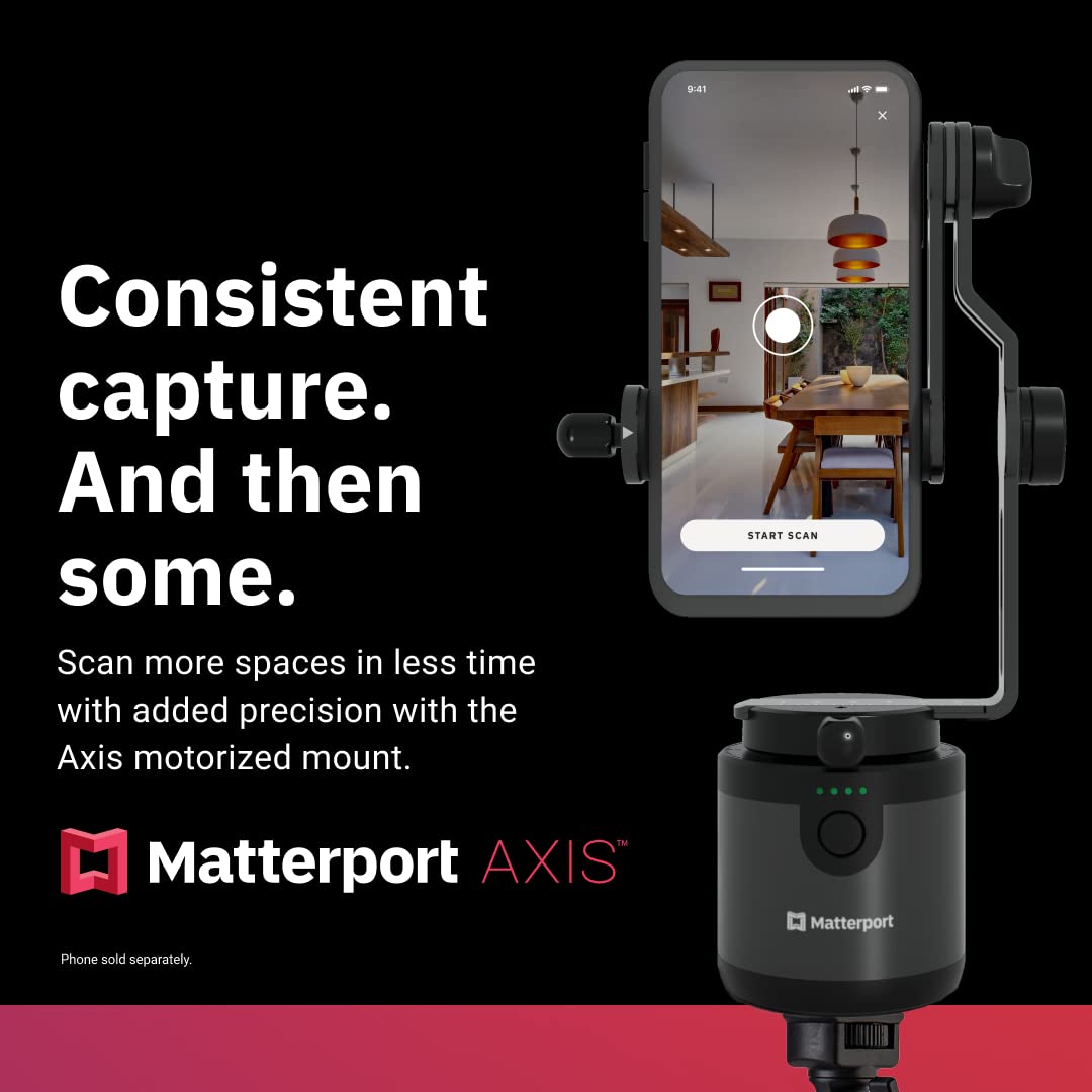 Matterport Axis Gimbal Stabilizer for Smartphone Camera (Axis + Tripod + Starter Pack)