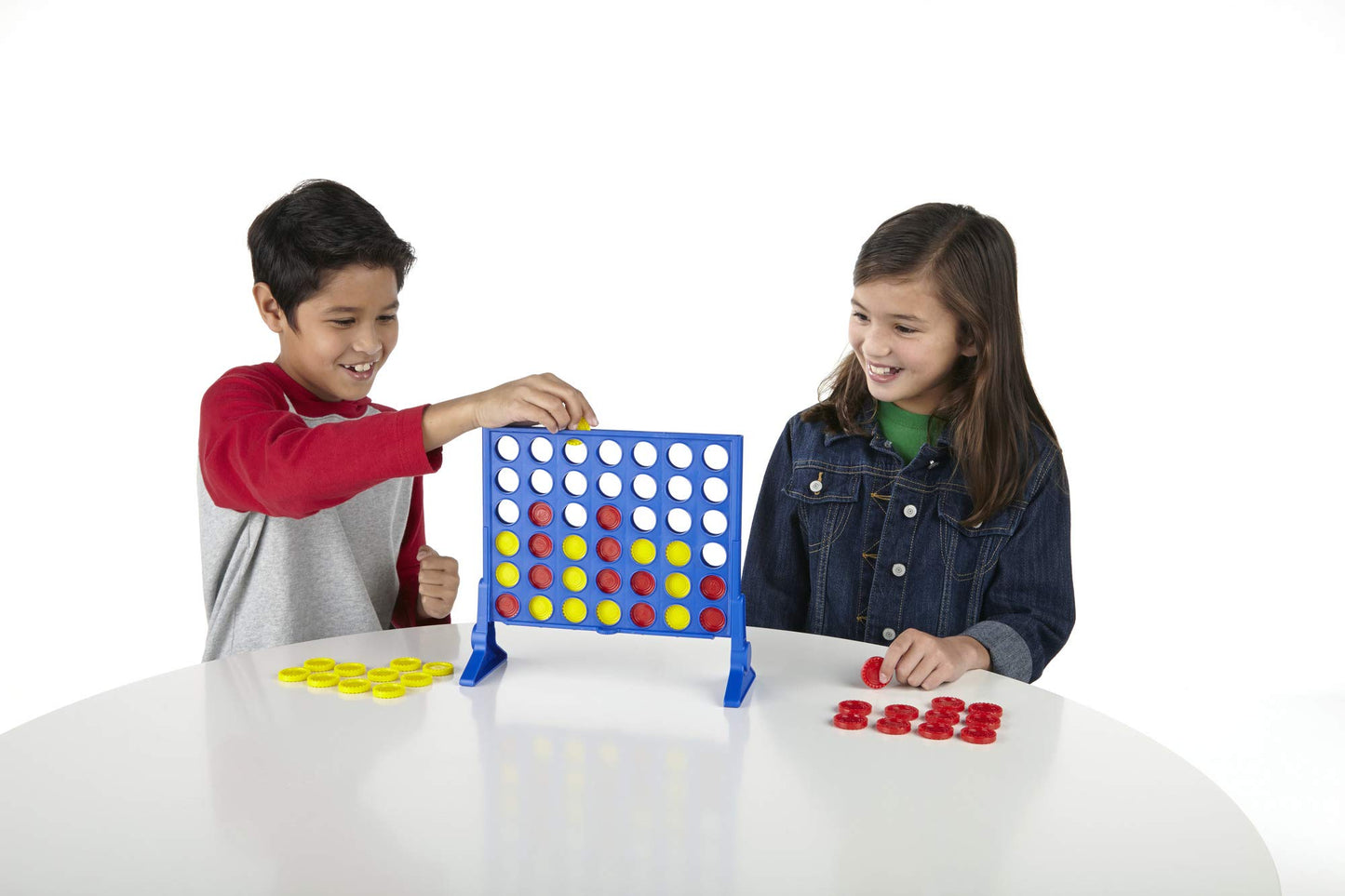 Puissance 4, Le Jeu de société et de Plateau pour Enfants, stratégie pour 2 Joueurs, aligner 4 pions, pour Enfants, dès 6 Ans